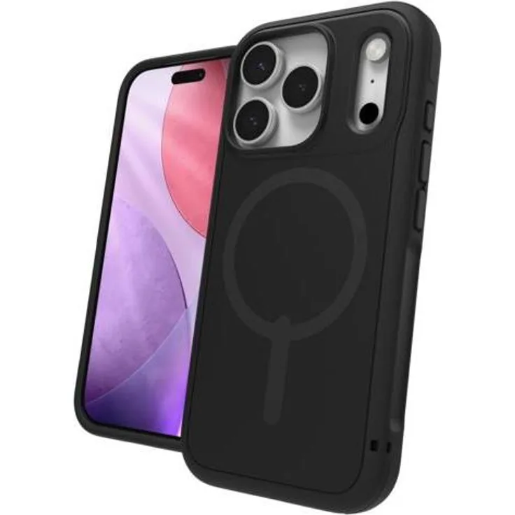 Zagg Sedona Snap für Apple iPhone 17 Pro, stoßfeste Smartphone Hülle mit MagSafe, Schwarz, bis 4 m sturzsicher, 78 % Recyclinganteil