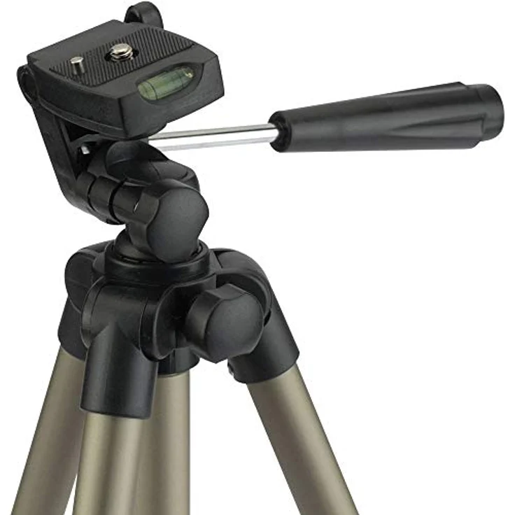 Cullmann ALPHA 1000 Stativ mit 3-Wege-Kopf (3 Auszüge, Gewicht 480g, Tragfähigkeit 1 kg, 106cm Höhe, Packmaß 37cm) – Bild 2