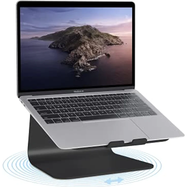 Rain Design mStand360 Drehbarer Ständer für Notebook MacBook 13 15 Zoll Schwarz – Bild 2