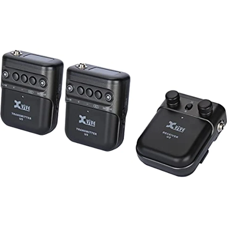 Xvive U5 Wireless Audio System mit Lavalier Mikrofon, Bundle mit 2x Sender – Bild 4