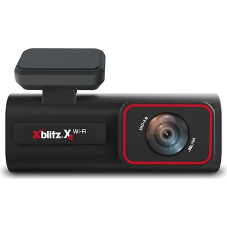 Xblitz X4 Wi-Fi Dashcam 2,5K UHD, HD Videoaufnahme mit WLAN-Funktion und Weitwinkelobjektiv, Schwarz – Bild 2