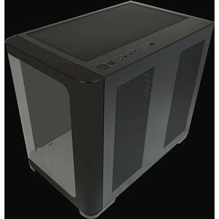 LC-Power GEH Midi ATX 8001B Pro-Storm Dark, PC-Gehäuse mit optimierter Luftzirkulation – Bild 4