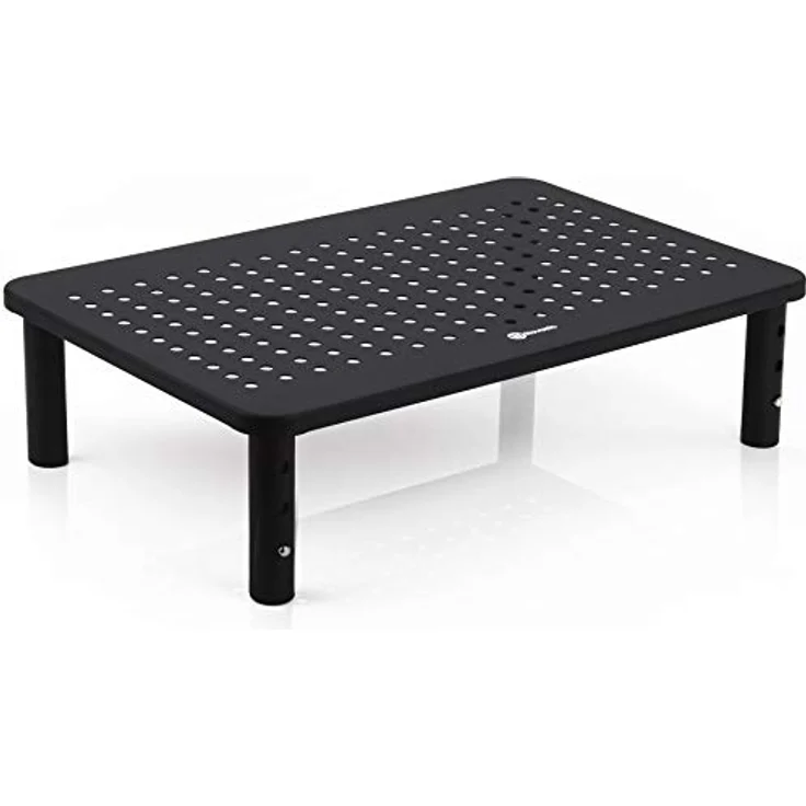 Monitorständer Metall Lochmuster 37 x 10 x 24 cm (BxHxT) – Bild 2