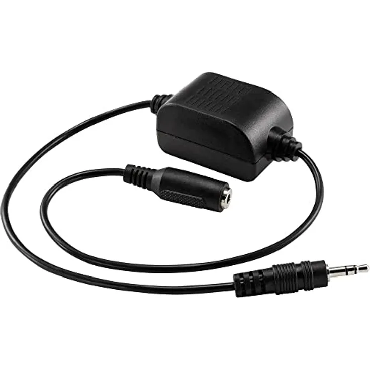 SpeaKa Professional Erdschleifen-Isolator Audio, 2.0 (3.5 mm Klinke) Extender (Verlängerung) über 2-Draht