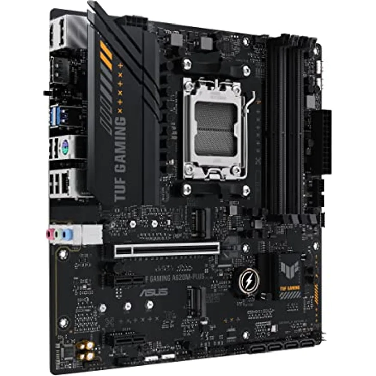 ASUS TUF Gaming A620M-PLUS Mainboard Sockel AMD A620 (Ryzen 7000, Micro-ATX, DDR5 Speicher, PCIe 4.0, BIOS Flashback, USB 3.2 Gen 2, Aura Sync) – Bild 3
