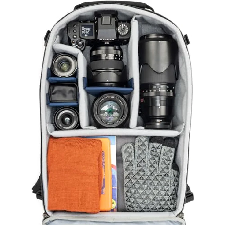 Think Tank Photo Mirrorless Mover Kamerarucksack, Campfire Orange, Modern - Kamerarucksack für moderne spiegellose Kamerasysteme mit integriertem Laptopfach – Bild 3