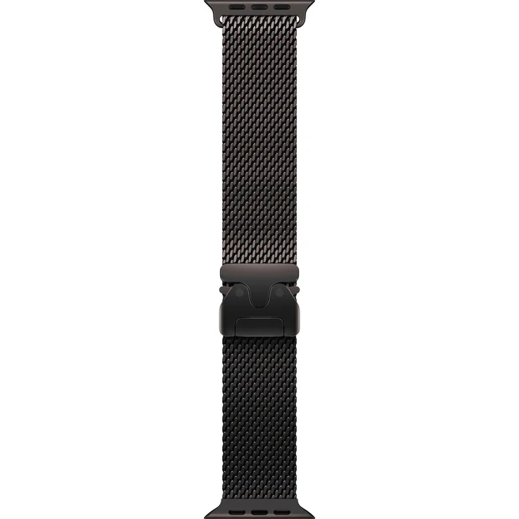 Apple Smartwatch-Armband Milanaise, CO₂ neutral, recycelte Materialien, individuell einstellbar, Edelstahl, magnetisch, 42mm – Bild 1