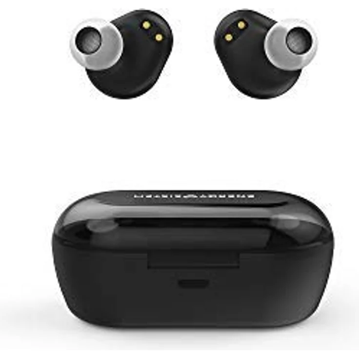 Energy Sistem Earphones Urban 1 True Wireless Black(Bluetooth Kabellose Ohrhörer mit eingebautem Mikrofon, Ladebox, In-Ear-Kopfhörer für iPhone Samsung, Huawei, BT 5.0, Open&Play,Charging Case)Schwarz – Bild 5