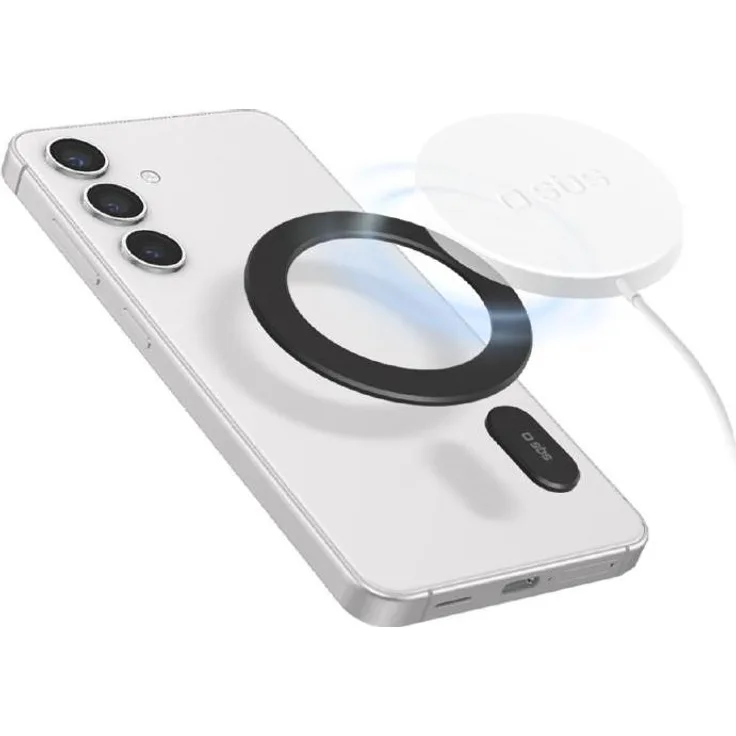 SBS TEUNIMAGADAPT MagSafe-Adapter für Smartphones, Magnetring in Schwarz