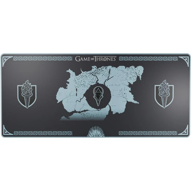 Lexip X TSUME Game of Thrones Night King Mauspad XXL, mikrostrukturierte Oberfläche, waschbare Neoprenstruktur, rutschfeste Latexbasis, 90 cm x 40 cm, 0,4 cm dick