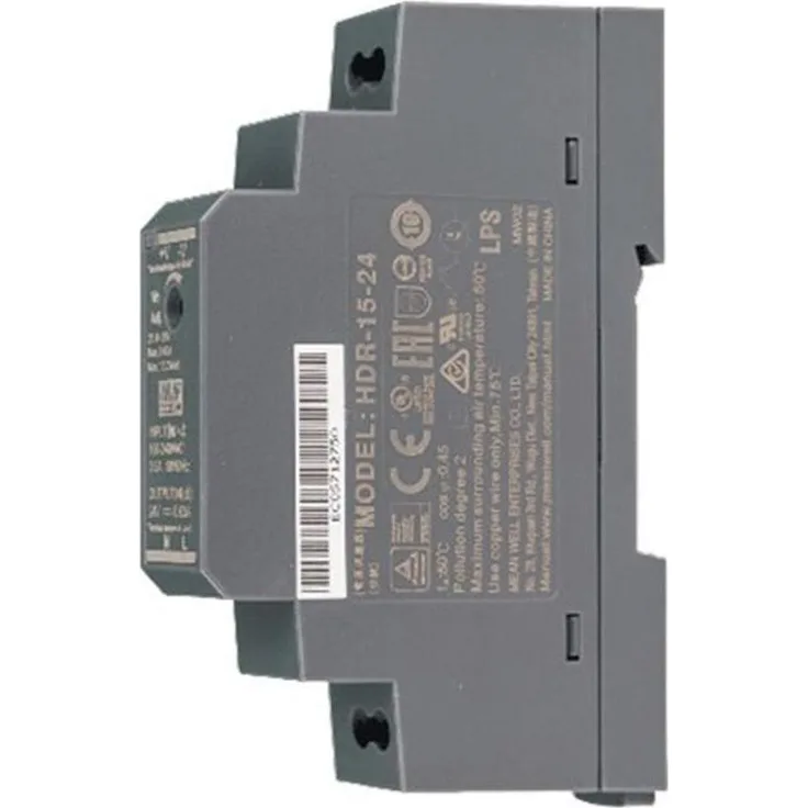 Insys icom DIN Rail Netzteil, 24VDC, 15W, Eingang 90-264VAC / 120-370VDC, Class II, doppelt isoliert