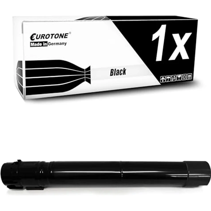 Eurotone Toner kompatibel für Xerox Workcentre 7425/7428/7435, schwarz, ca. 25.000 Seitenreichweite – Bild 1