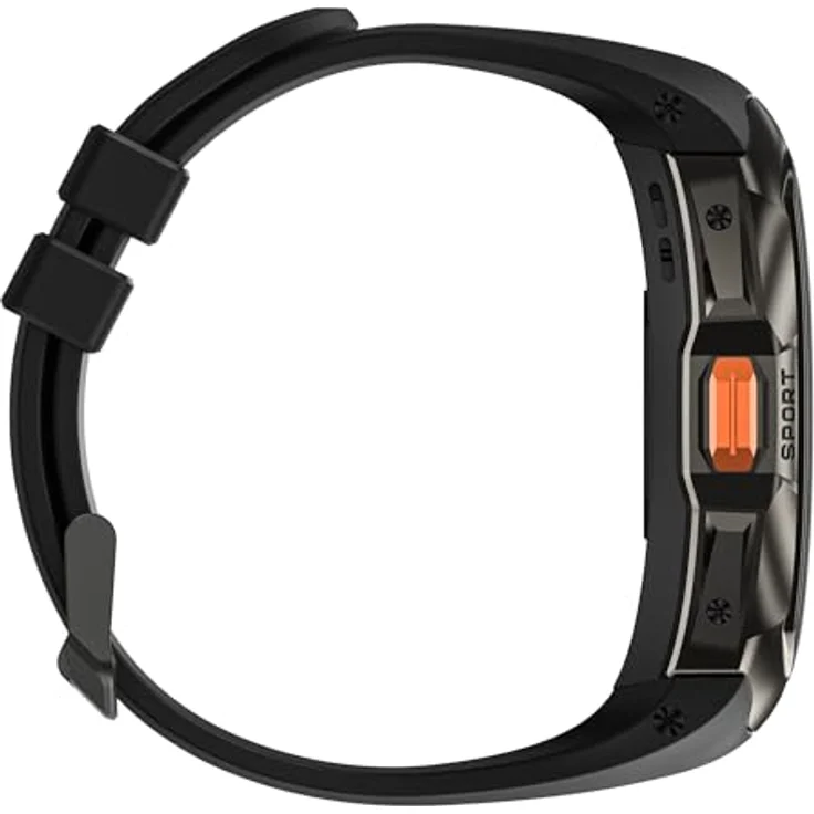 Kospet Smartwatch Tank X2 Ultra Schwarz, 5 ATM Wasserdicht, AMOLED Touchscreen, 170+ Sportmodi, IP69K zertifiziert – Bild 3