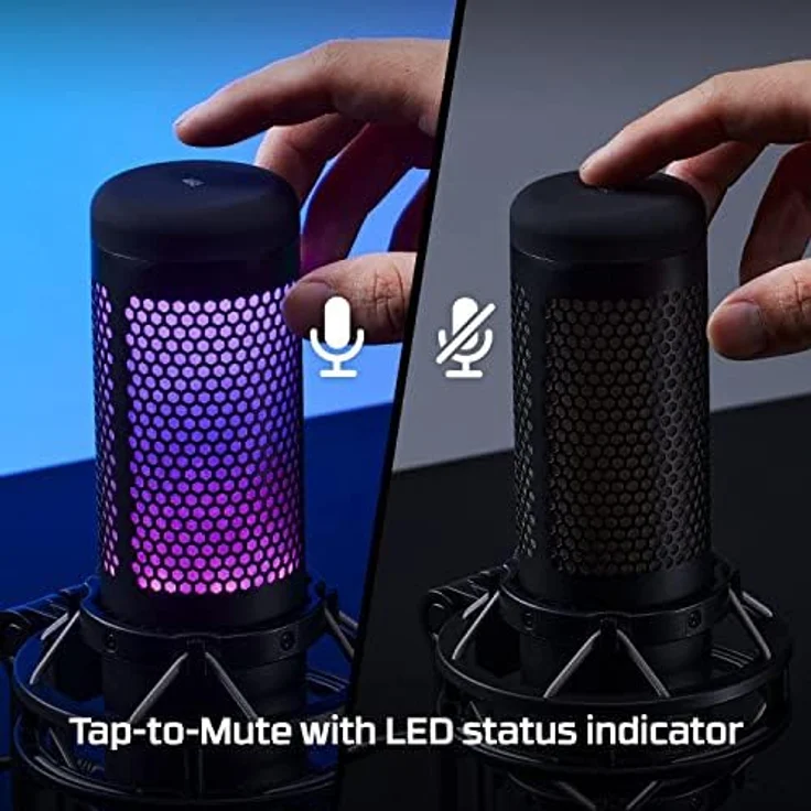 HyperX QuadCast S (Podcasting, Studio, Live, Interview / Vortrag, Allround, Home-Studio), Mikrofon – Bild 4