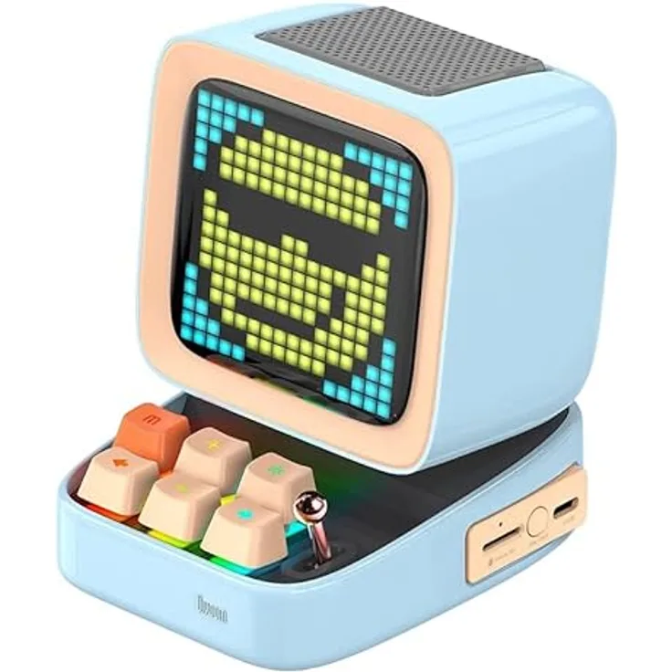 divoom Ditoo 756424 Pro Bluetooth-Mini-Lautsprecher, Blau