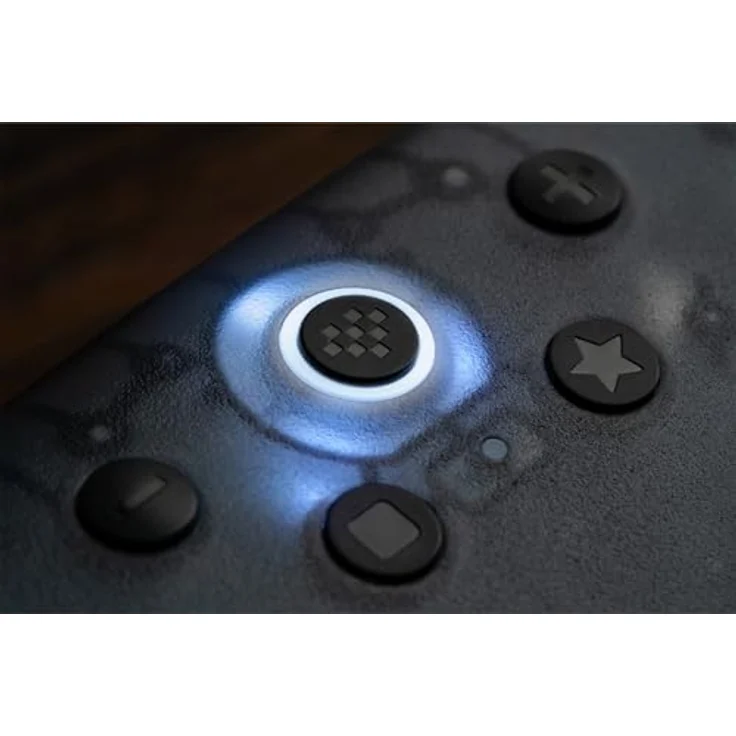 8BITDO Ultimate 2C Wireless T Gaming Controller, Transparent schwarz, Bluetooth, anpassbare Schnellauslöser, Hall-Effekt-Joysticks, Vibrationsfeedback für Nintendo Switch 2 – Bild 10