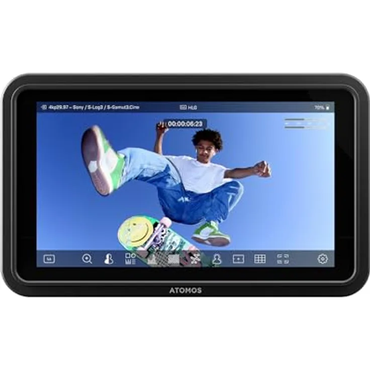 Atomos Shinobi GO, 5-Zoll-Monitor mit 1500 Nits für professionelle Außenaufnahmen, schwarz