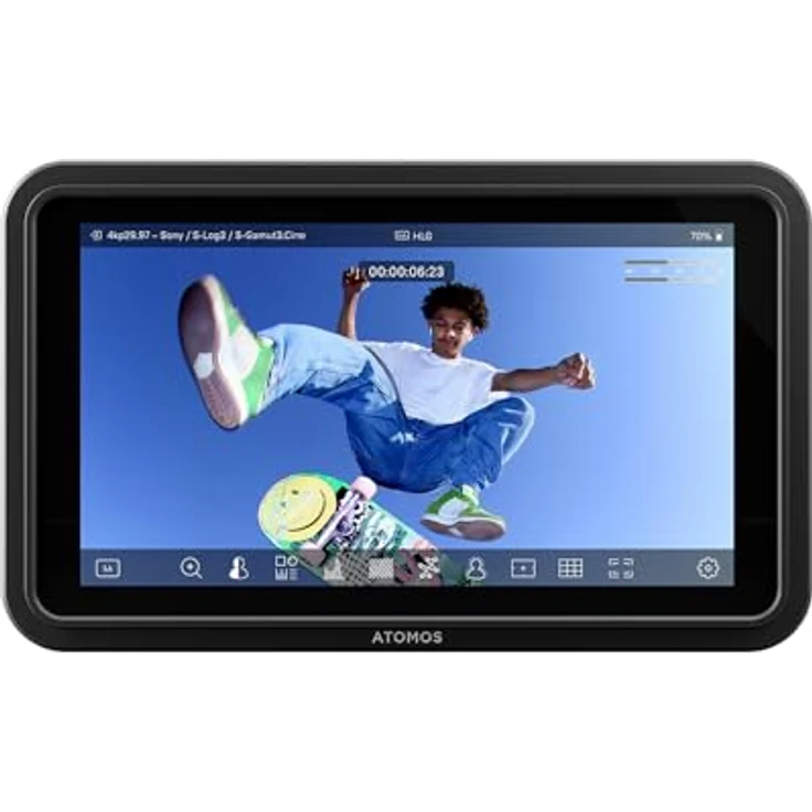 Atomos Shinobi GO, 5-Zoll-Monitor mit 1500 Nits für professionelle Außenaufnahmen, schwarz – Bild 1