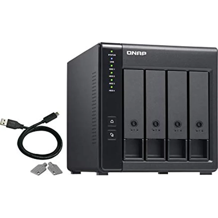 QNAP TR-004 USB 3.0-RAID-Erweiterungsgehäuse mit 4 Einschüben – Bild 6