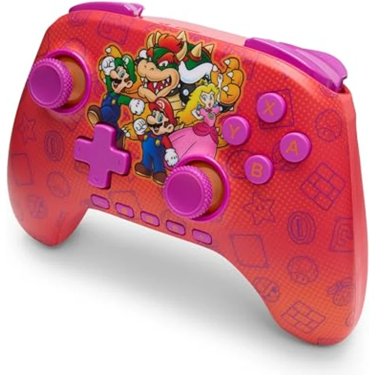 PowerA Advantage Wireless Controller NSW2 - Mario & Friends, Kabelloses Gamepad für Nintendo Switch (Switch 2, Switch Lite, Switch OLED), Mehrfarbig mit präziser Steuerung und komfortabler Handhabung – Bild 4