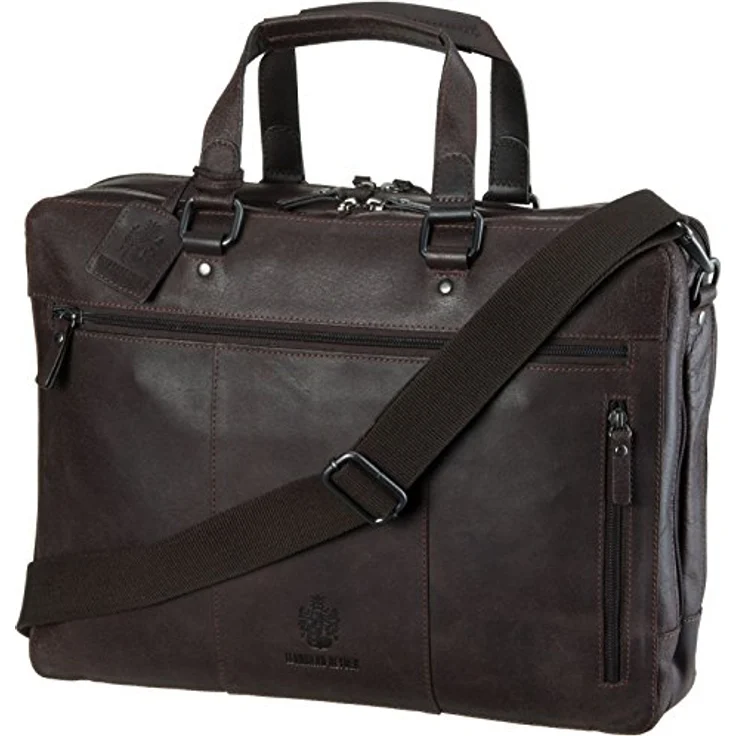Leonhard Heyden Dakota Aktentasche Leder 40 cm Laptopfach – Bild 5