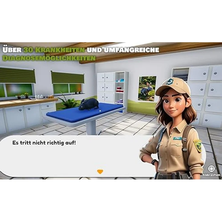 AEROSOFT Sofias Tierklinik - Einsatz im Wildtierpark, PS4-Spiel mit 10 Tierarten und über 30 Krankheiten – Bild 4