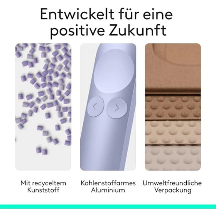 LOGITECH Spotlight 2 Presenter, Lilac – mit haptischem Feedback, digitalen Highlight-Effekten und anpassbaren Aktionen für Präsentationen in PowerPoint, Google Slides, Keynote, Zoom und Teams – Bild 10