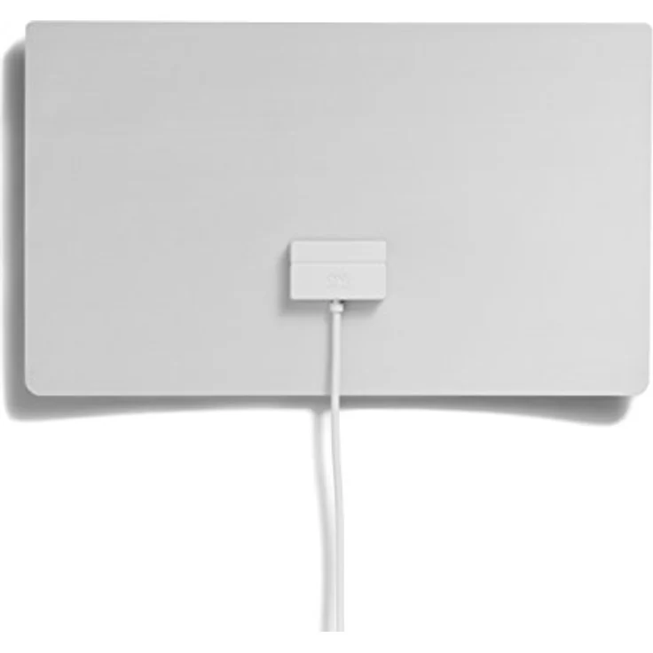 One For All DVB-T-DVB-T2 Indoor-Zimmerantenne ? Full HD-HDTV Fernseher Ultraflache TV Antenne mit Verstärker - 0-25 km Reichweite ? 3 meter Koaxialkabel - UHF-VHF - Schwarz-weiß - SV940 – Bild 5