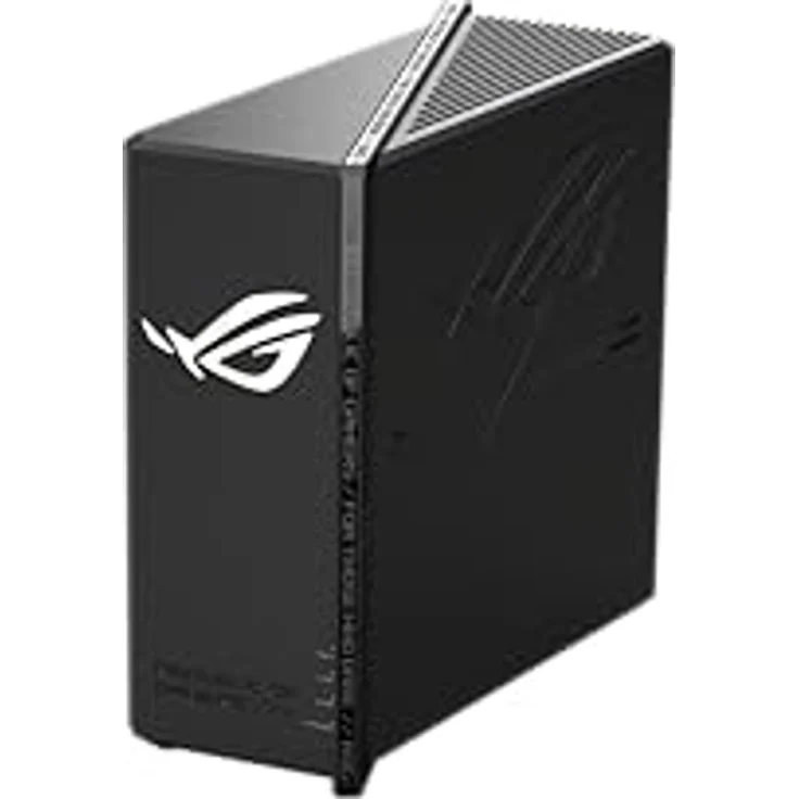 ASUS ROG Strix GS-BE18000, Tri-Band WiFi 7 Gaming Router mit 320 MHz Bandbreite, 4096-QAM, 8x 2.5G Ports, Mobile Game Mode, Aura RGB, AiMesh, VPN, bis zu 300 m² Abdeckung – Bild 1