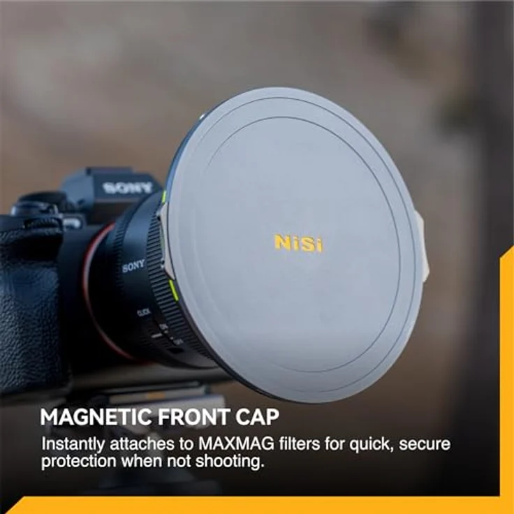 NiSi Magnetischer Vorderer Objektivdeckel für JetMag Pro MAXMAG Filter, Aluminium mit magnetischer Befestigung – Bild 2