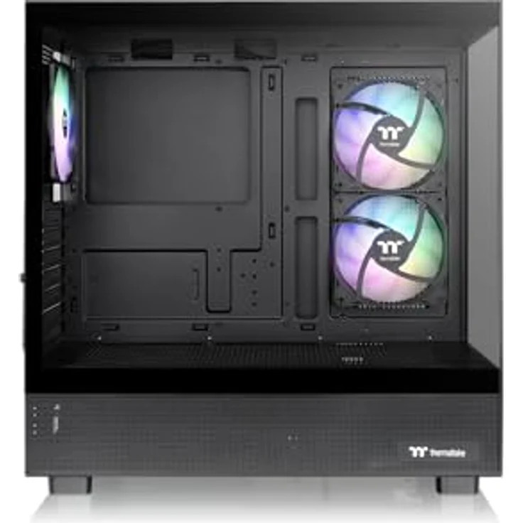 Thermaltake View 270 Plus TG ARGB | Mid Tower Chassis | Black mit Tempered Glass Panels und 360-mm-Radiator Unterstützung – Bild 3