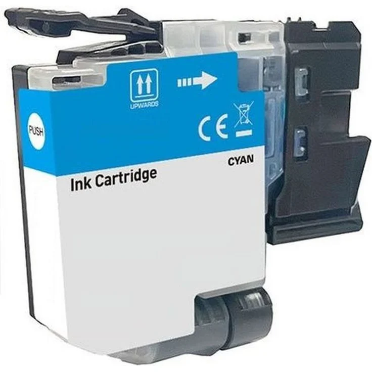 inkpro Druckerpatronen kompatibel mit Brother LC-521, Tintenpatronen schwarz, cyan, magenta, gelb für DCP-J1260 W, DCP-J1310 DW, DCP-J1313 DW, DCP-J1360 DW, DCP-J1460DW, je 500 Normseiten