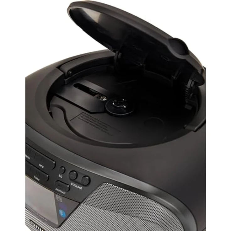 Aiwa BBTU-500DAB/BK Tragbares DAB+ CD-Radio mit 2.4" Farbdisplay, Bluetooth 5.0, USB, CD/CDR/RW/MP3, schwarz – Bild 2