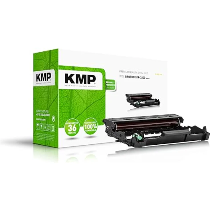 KMP Tonerpatrone Trommel DR-2200, schwarz, 12.000 Seiten, kompatibel mit Brother DCP 7010/7020/HL 2020/MFC 7220 – Bild 2