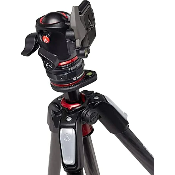 Manfrotto 4 Segment Carbon Stativ Kit, Fotostativ mit Kugelkopf mit Move Quick Release System, Professionelles Fotografie Zubehör Kit, Kamerastativ mit Kamerakopf – Bild 2