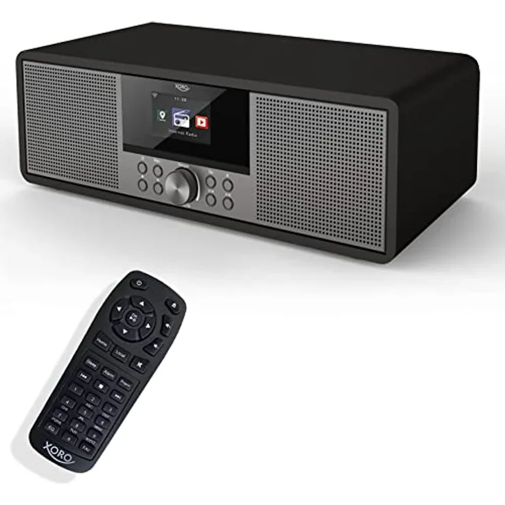 XORO HMT 600 V2 - All-in-One Internetradio mit WLAN, CD-Player, DAB+/FM Radio, Bluetooth, Podcast, USB MP3 Mediaplayer, Spotify Connect, MP3-Streaming (UPnP)