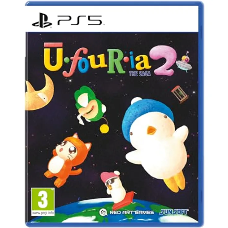 Red Art Games Ufouria The Saga 2 PlayStation 5, Sidescrolling-Actionspiel in handgefertigter Filzwelt