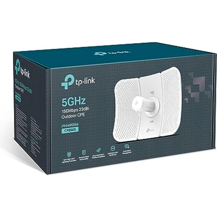 TP-Link CPE605 CPE Outdoor 5GHz 150Mbps 23dBi, Richtungsantenne mit hoher Verstärkung, IP65 wetterfest, weiß – Bild 3