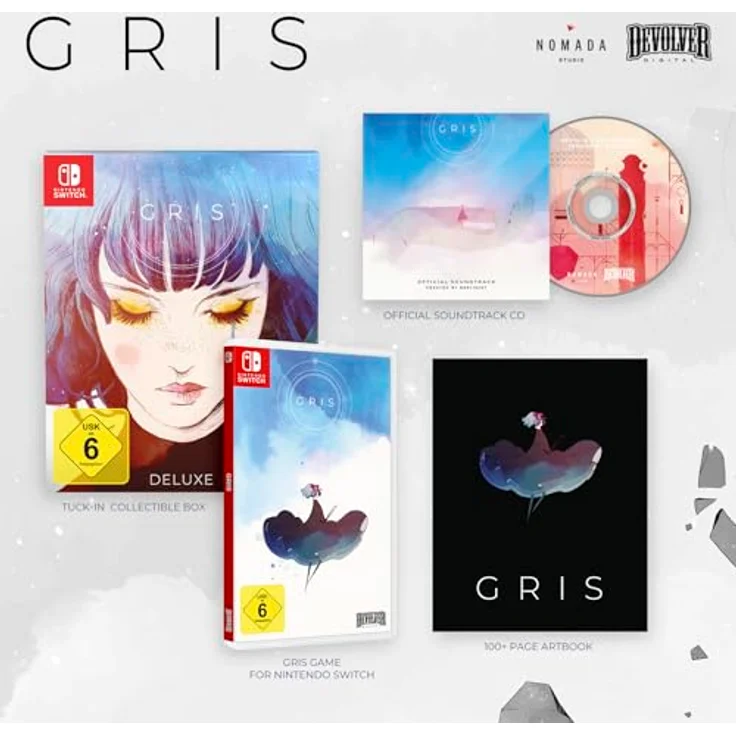 Devolver Digital Gris Deluxe - Nintendo Switch Game mit filigraner Grafik, entspannter Erzählung und eleganter Musik – Bild 2