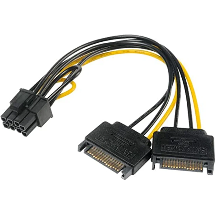 Akasa SATA POWER TO 6+2PIN PCIE ADAPTOR – Bild 1