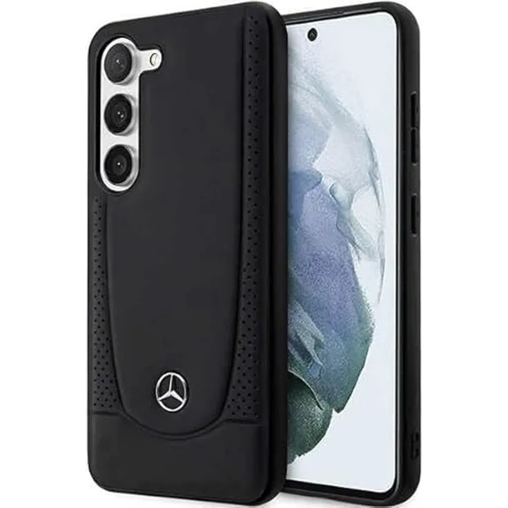 Mercedes-Benz Hülle MEHCS23SARMBK S23 S911 schwarz hardcase Leather Urban, Kunstleder
