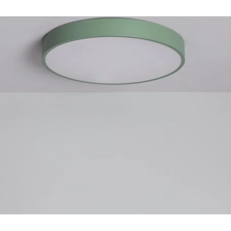 LEDKIA LIGHTING LED-Deckenleuchte 24W Rund Metall Ø400 mm CCT Wählbar Iris Seladongrün – Bild 2