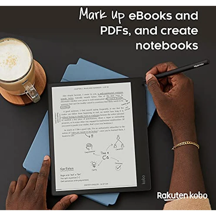 Kobo Elipsa WLAN 32 GB 10,3 Zoll, schwarz (N604-KU-BK-K-BU) – Bild 2