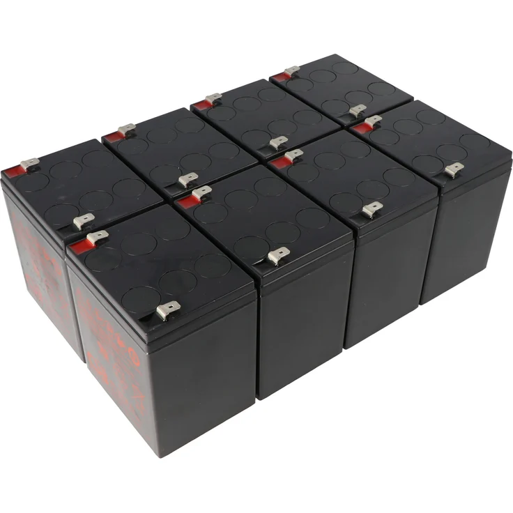 Kung Long Ersatz-Akku für APC RBC43, 8x 12V AGM Bleiakku 1,75Ah, wartungsfrei, zum Selbsteinbau