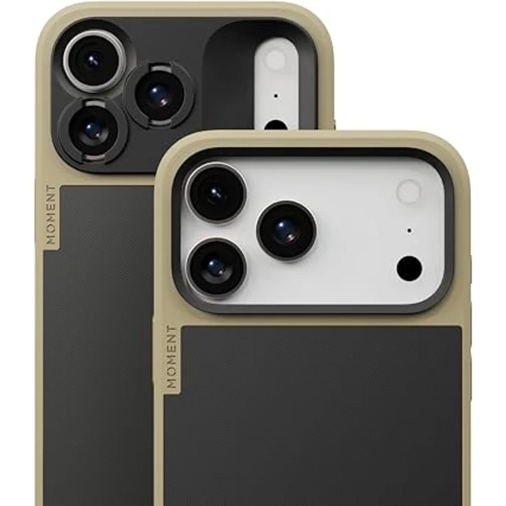 MOMENT Camera Case für iPhone 17 Pro Max, MagSafe-kompatibel, Robust mit QuickLock Filters und T-Series Lenses Unterstützung, Tan – Bild 3