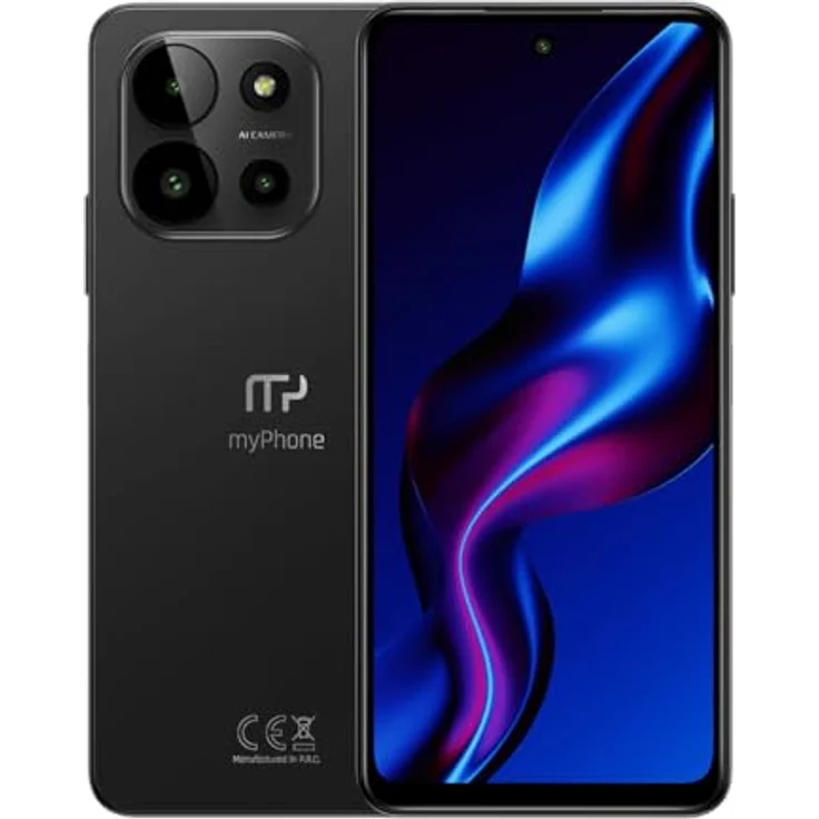 MP myPhone myPhone N23 5G Cosmic Black Smartphone ohne Vertrag, NFC Funktion, 5000mah Akku, 50mpx Kamera – Bild 1