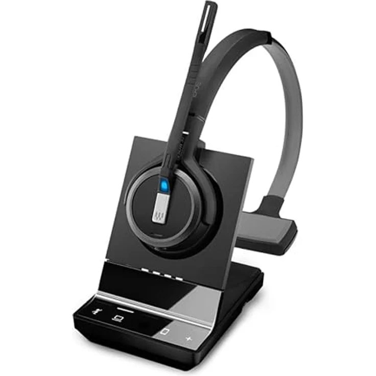 EPOS Impact SDW 5033, Einseitiges kabelloses DECT-Headset mit Noise Cancelling-System und Zwei Mikrofonen, Optimiert für UC – Bild 1