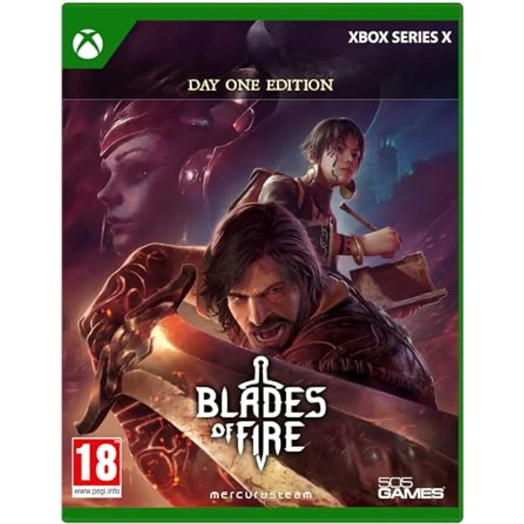 505 Games Blades of Fire - D1 Edition - Xbox Series X, Abenteuer-Pack mit Eisenpaladin-Kleidung, verschiedenen Waffen und taktischem Kampfsystem – Bild 1