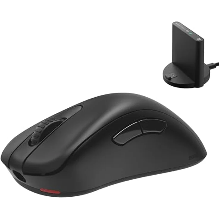 BenQ Zowie EC3-DW, Kabellose 4K-Maus für E-Sport, 59 g, asymmetrisch, 3950 Sensor, optimierter 4K-Empfänger, treiberlos – Bild 1
