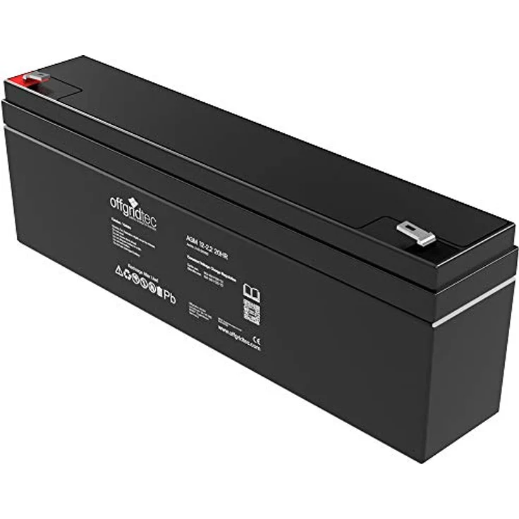 Offgridtec® AGM 2,2Ah 20HR 12V Solar Batterie Akku, extrem zyklenfest und wartungsfrei – Bild 1